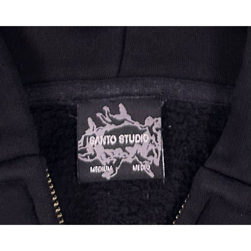 Santo Studio Khalil Rountree “Power to the People” Graphic Zip Hoodie Size M - Picture 6 of 11